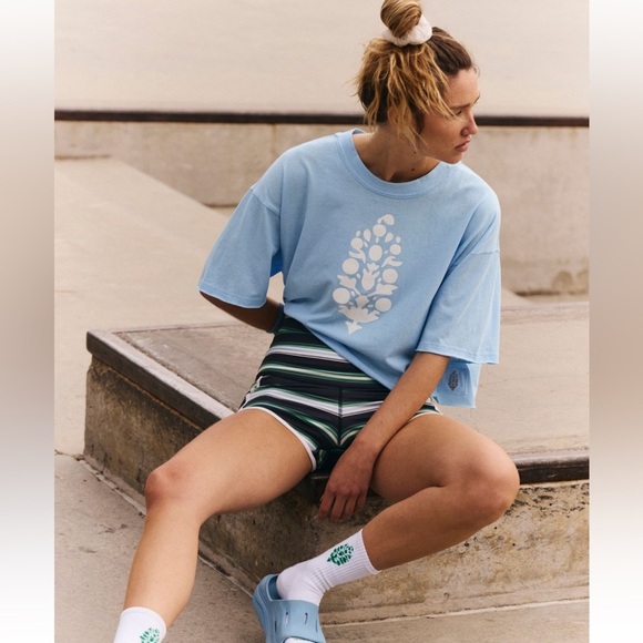 FP MOVEMENT Inspire Buti Logo Tee Oxford Blue - Picture 2 of 11